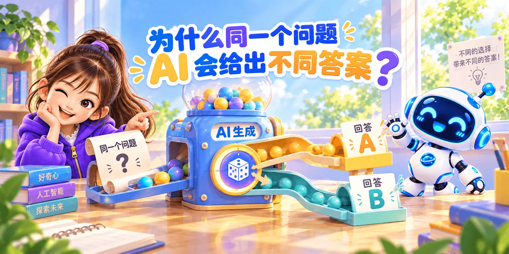 为什么同一个问题 AI 会给出不同答案？ Banner