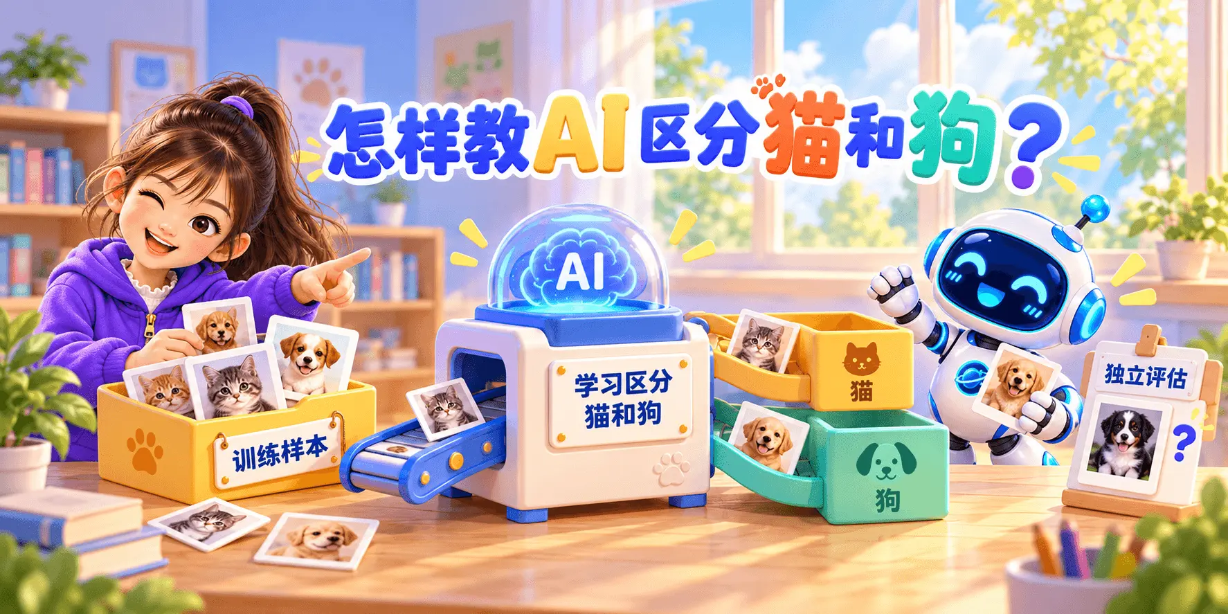 怎样教 AI 区分猫和狗？ Banner