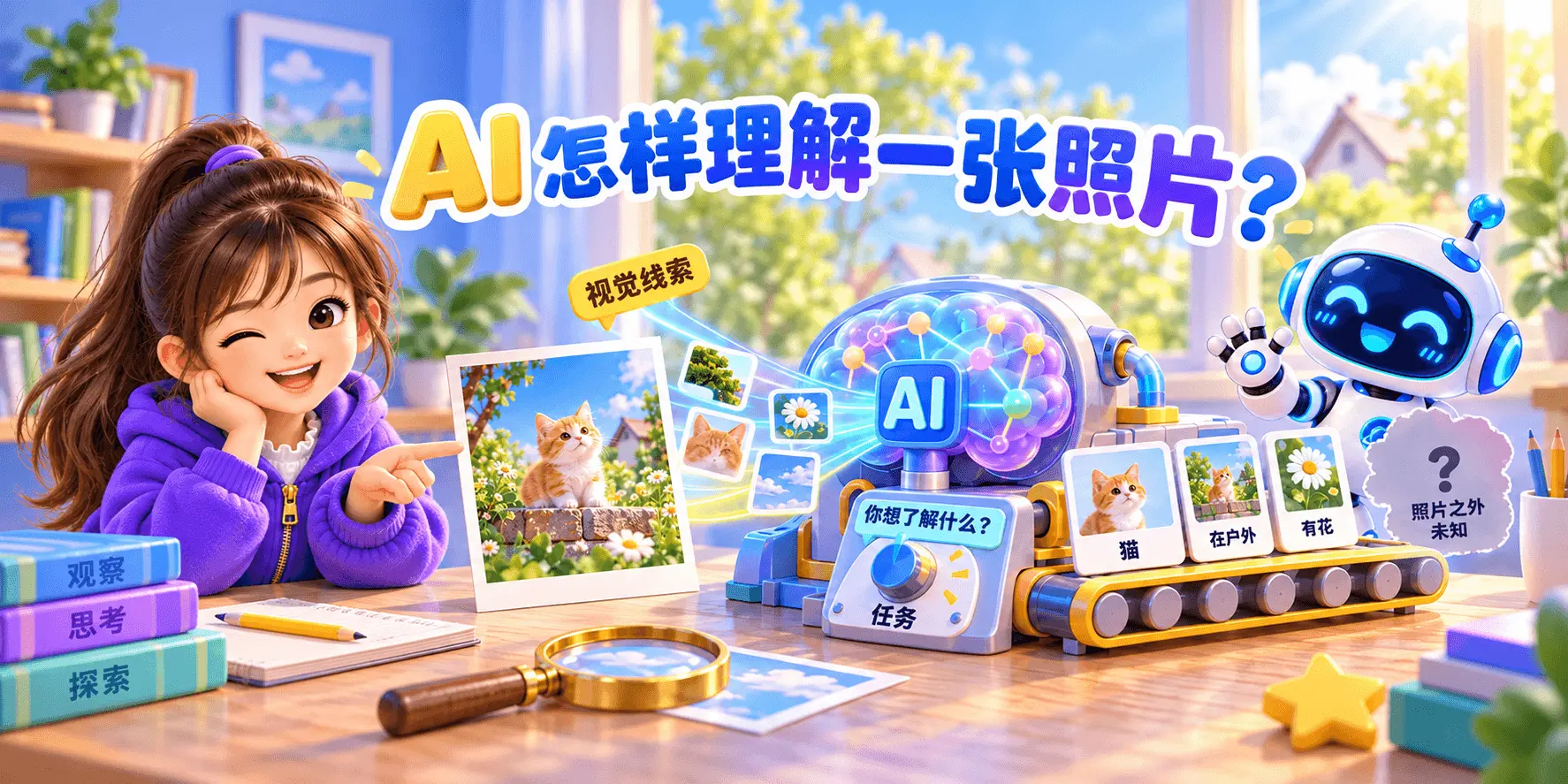AI 怎样理解一张照片？ Banner