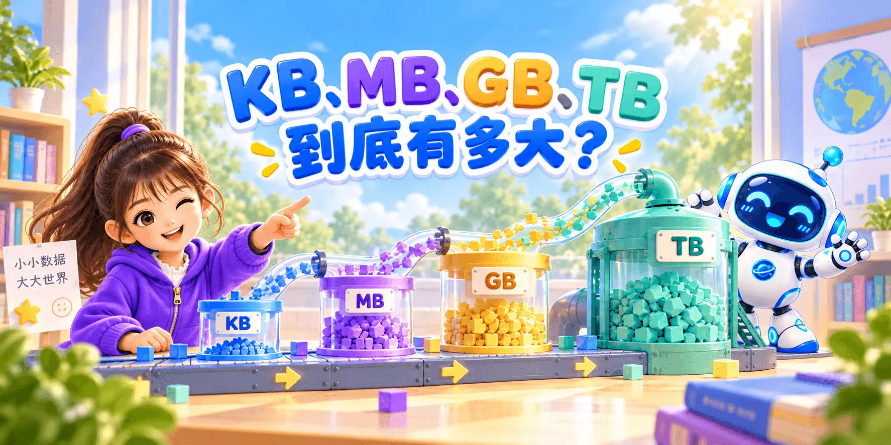 KB、MB、GB、TB 到底有多大？ Banner