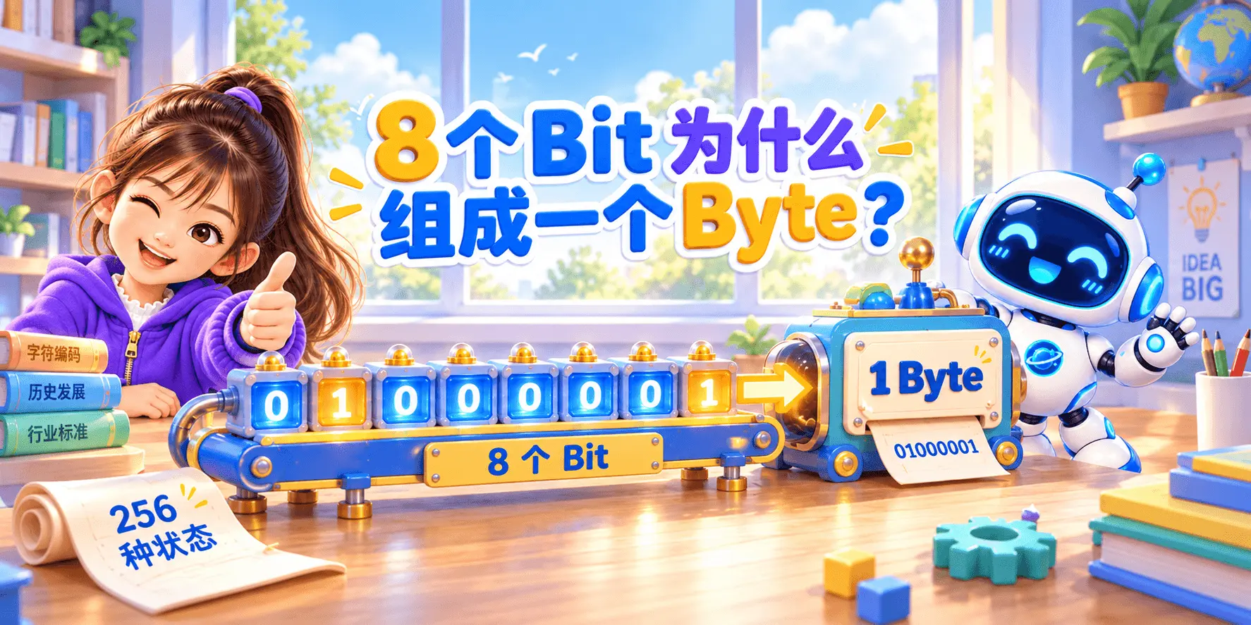 8 个 Bit 为什么组成一个 Byte？ Banner