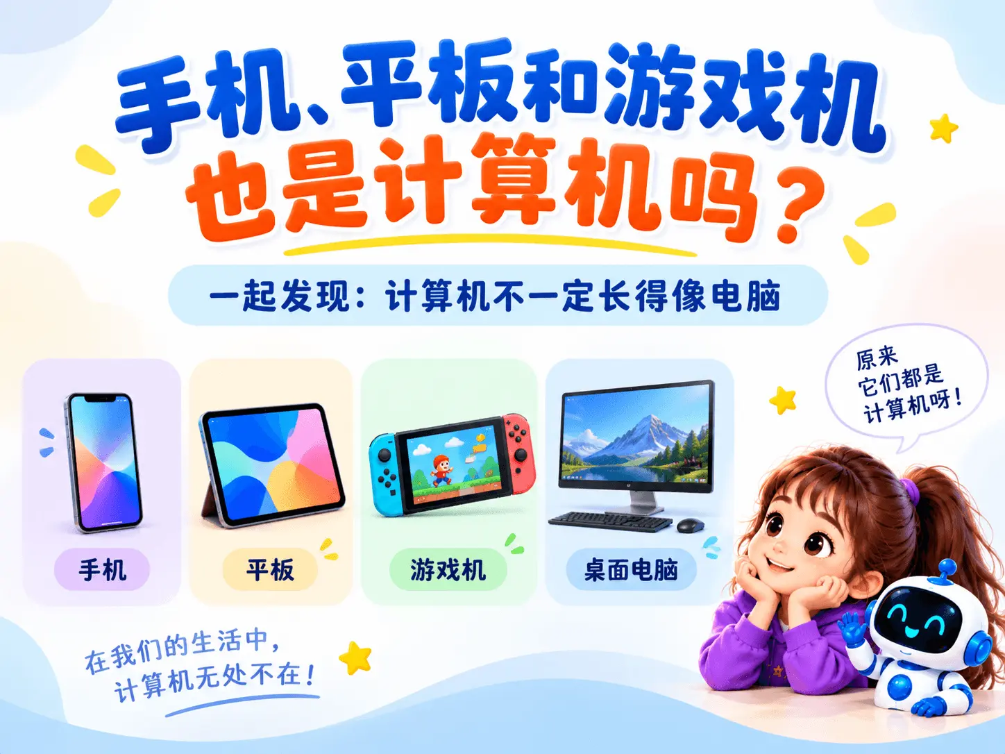 手机、平板和游戏机也是计算机吗？图解第 1 页