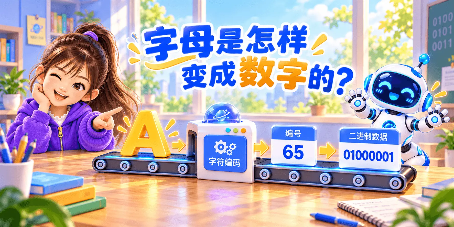 字母是怎样变成数字的？ Banner