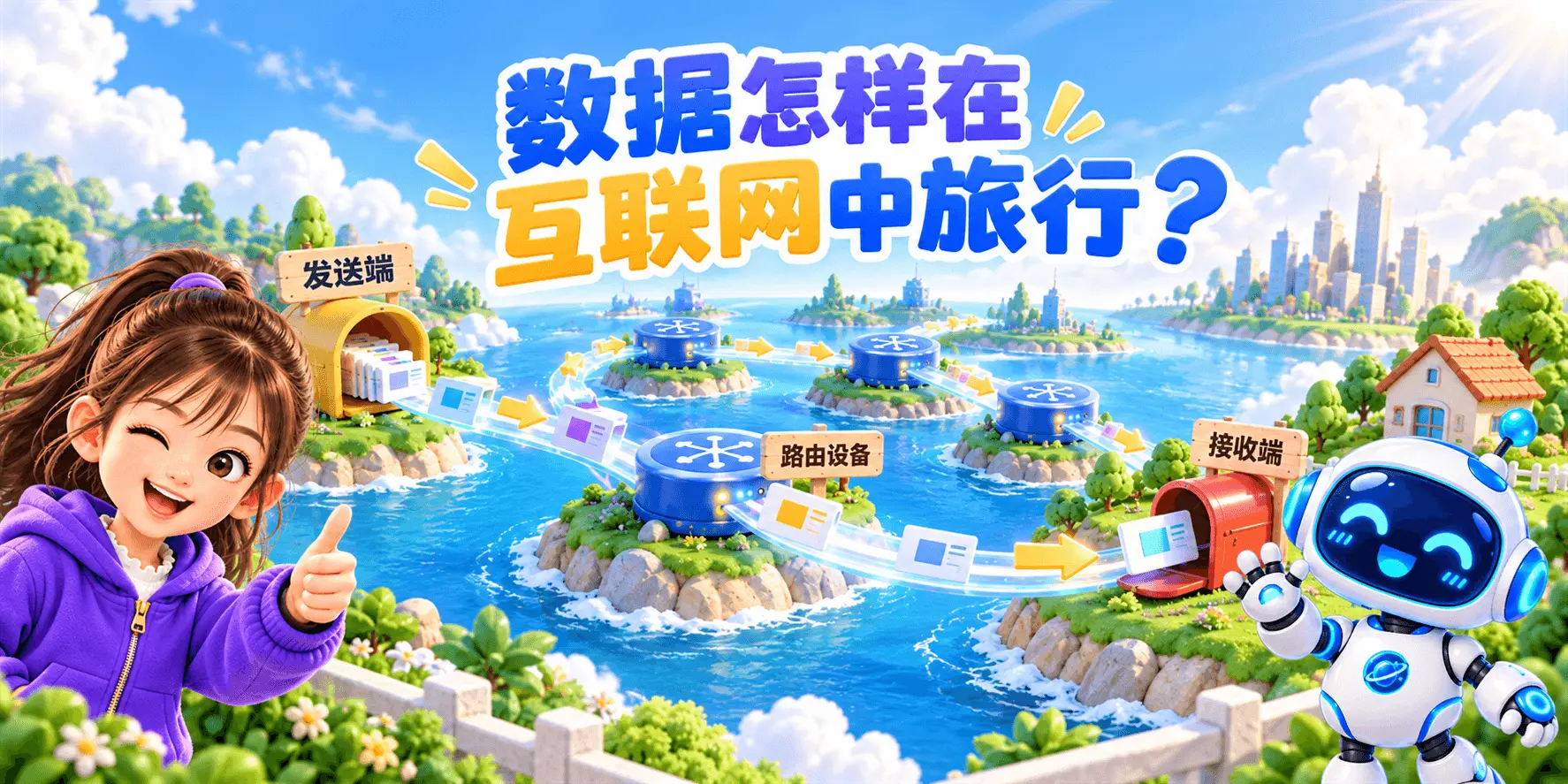 数据怎样在互联网中旅行？ Banner