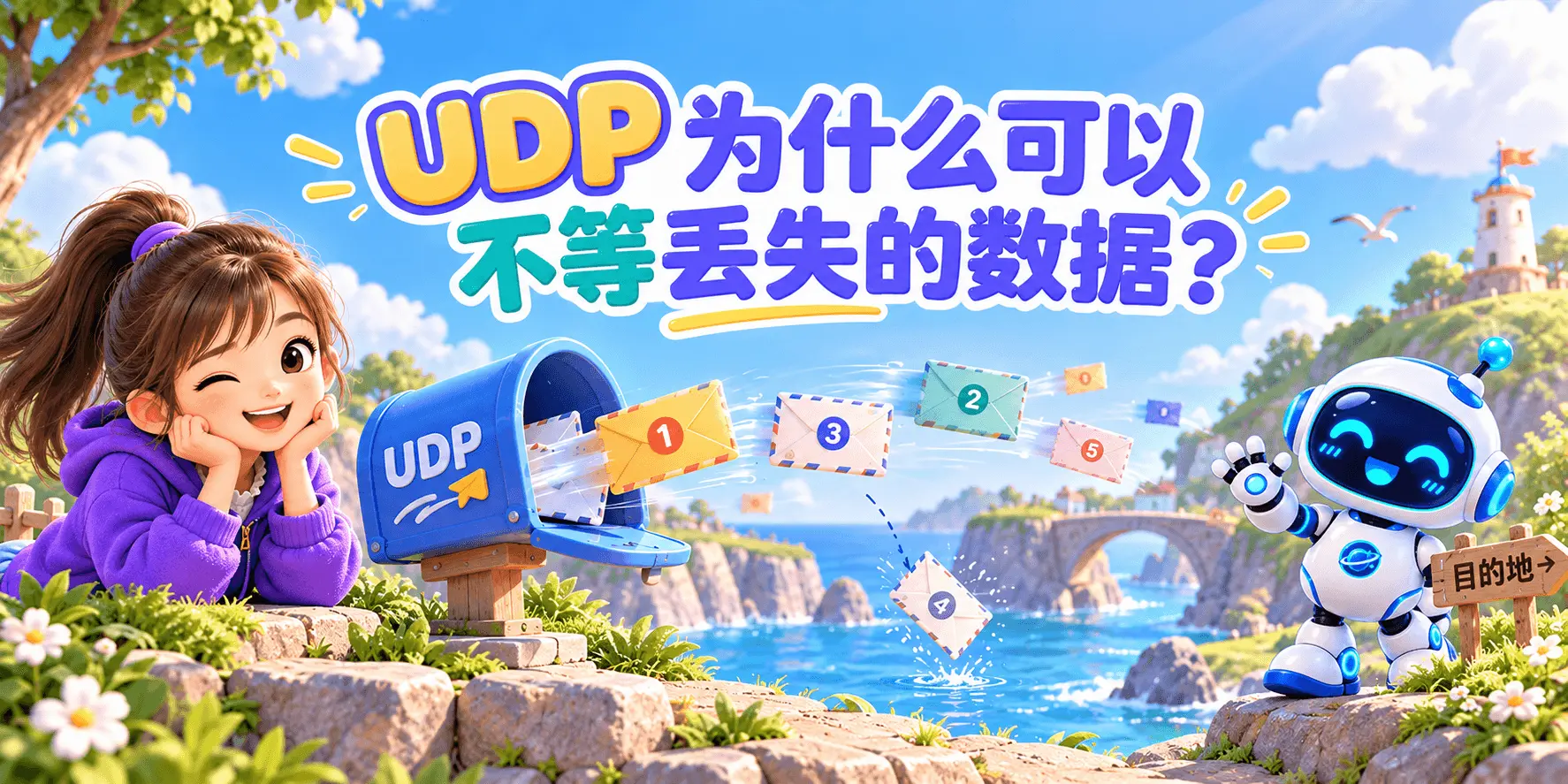UDP 为什么可以不等丢失的数据？ Banner