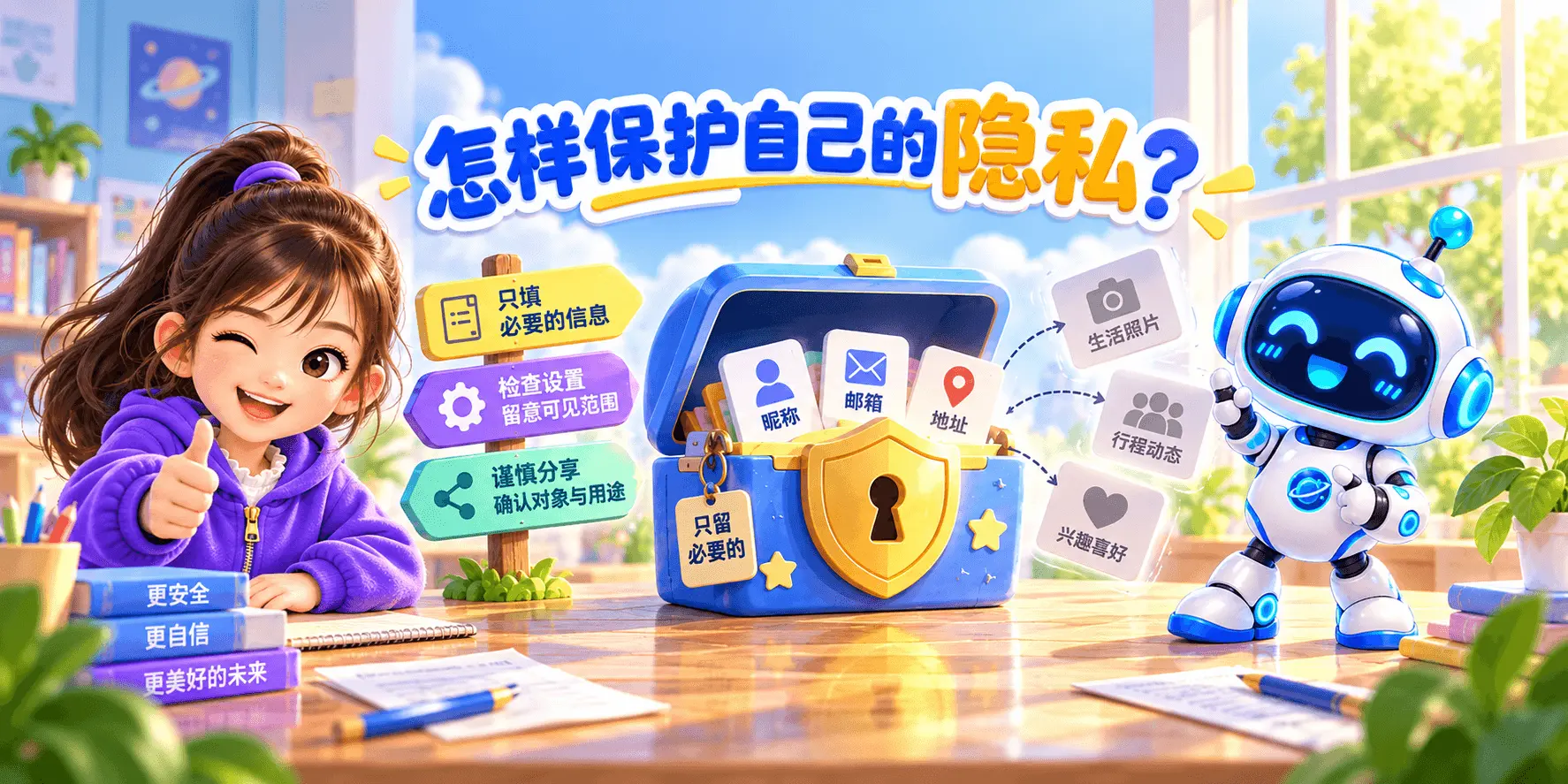 怎样保护自己的隐私？ Banner