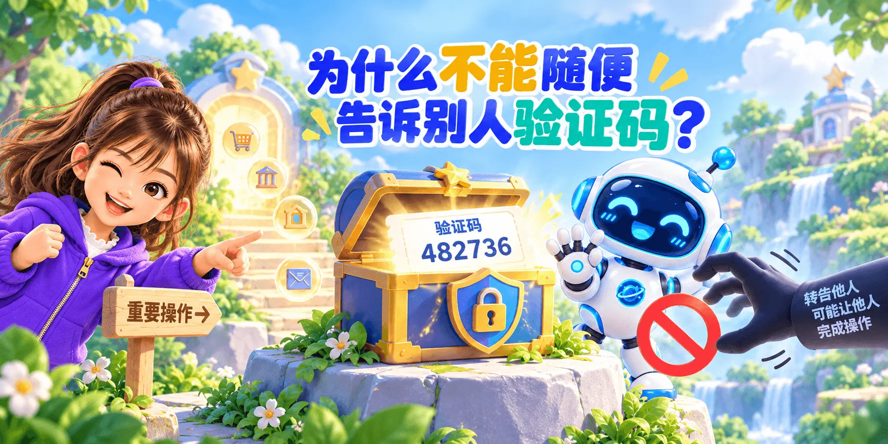 为什么不能随便告诉别人验证码？ Banner