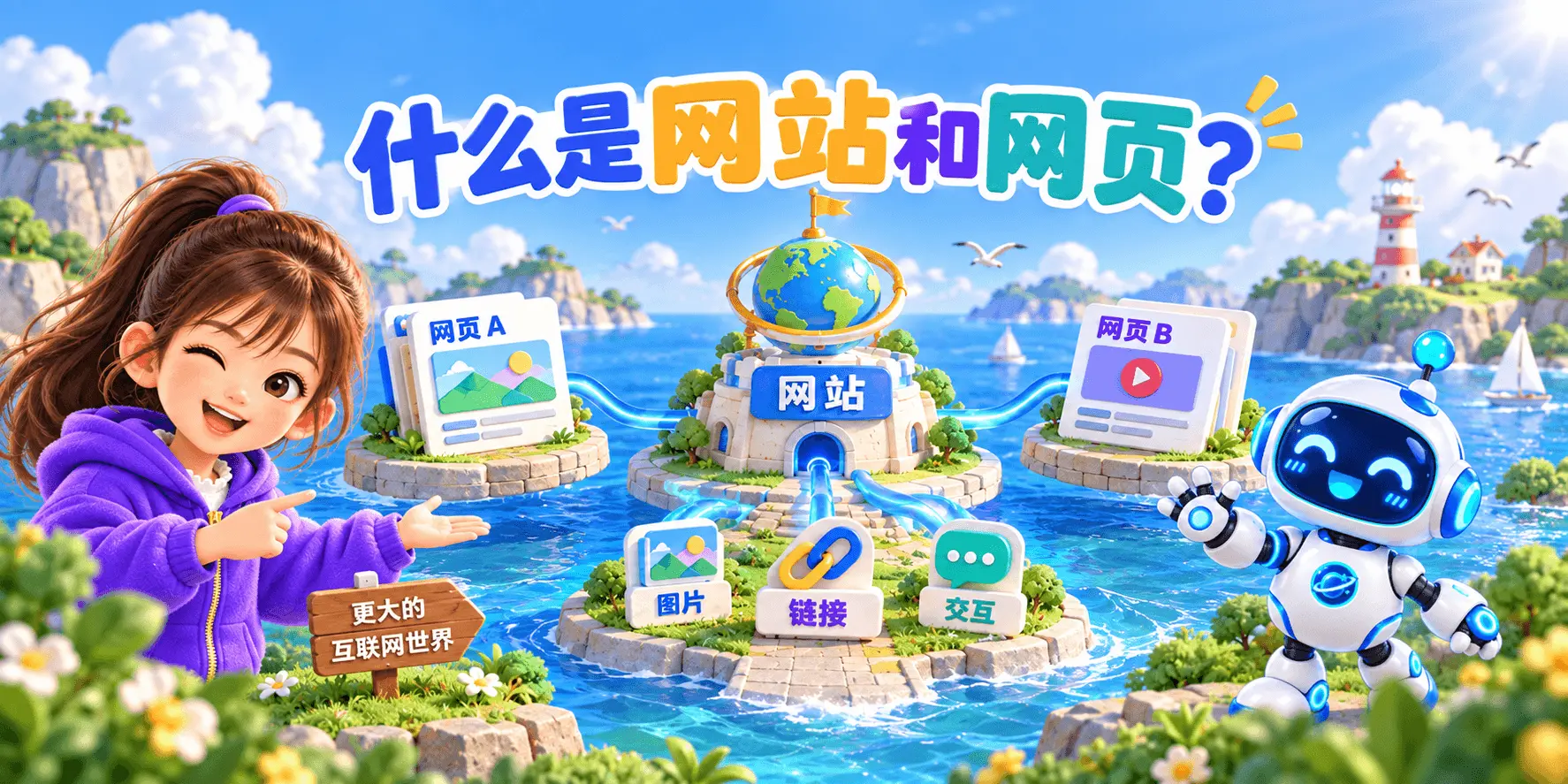 什么是网站和网页？ Banner