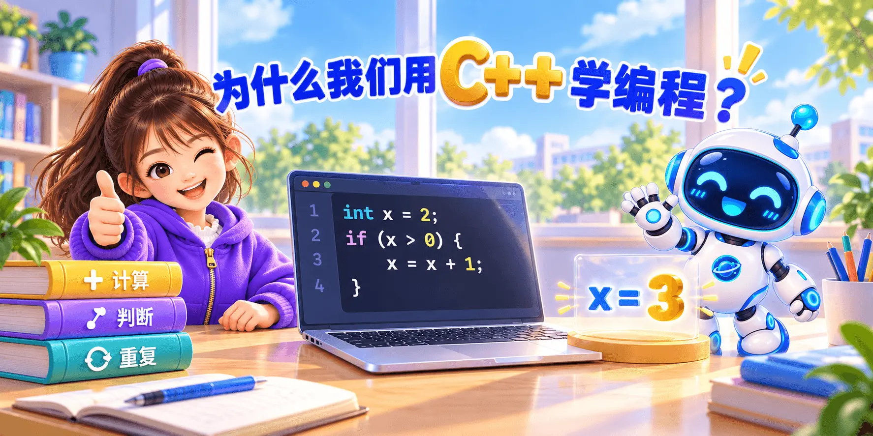 为什么我们用 C++ 学编程？ Banner