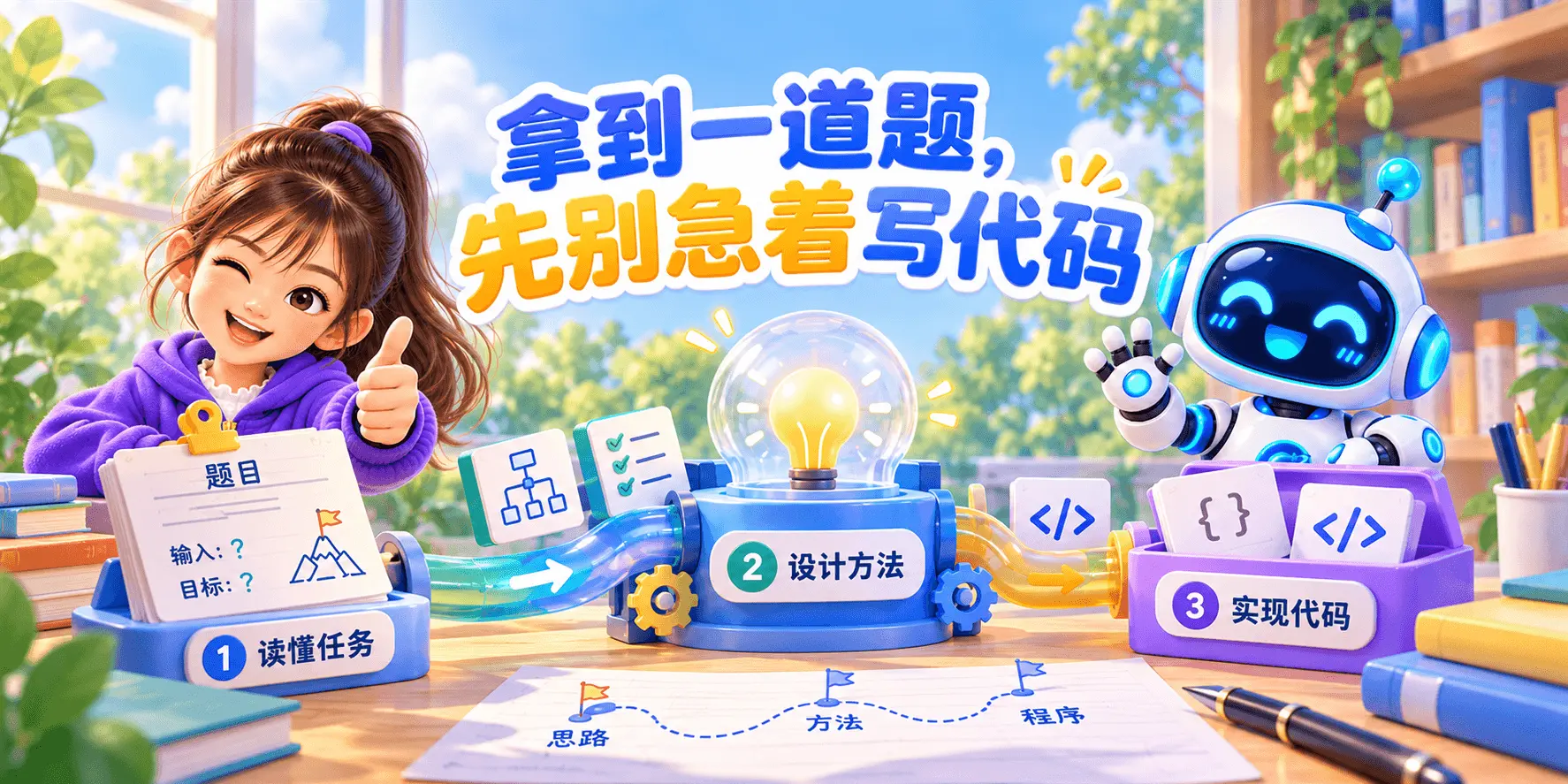 拿到一道题，先别急着写代码 Banner