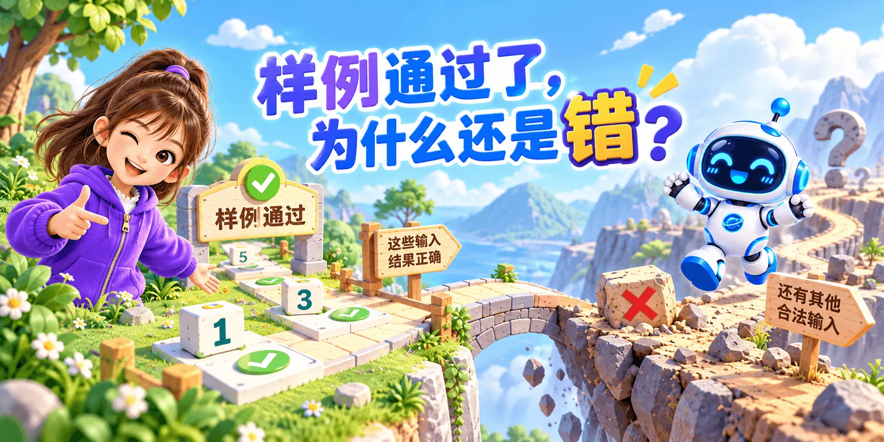 样例通过了，为什么还是错？ Banner