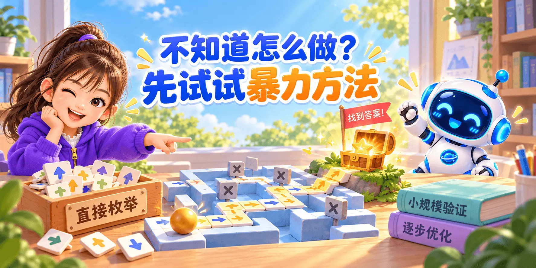 不知道怎么做？先试试暴力方法 Banner