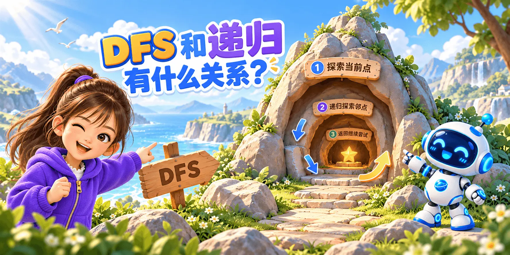 DFS 和递归有什么关系？ Banner