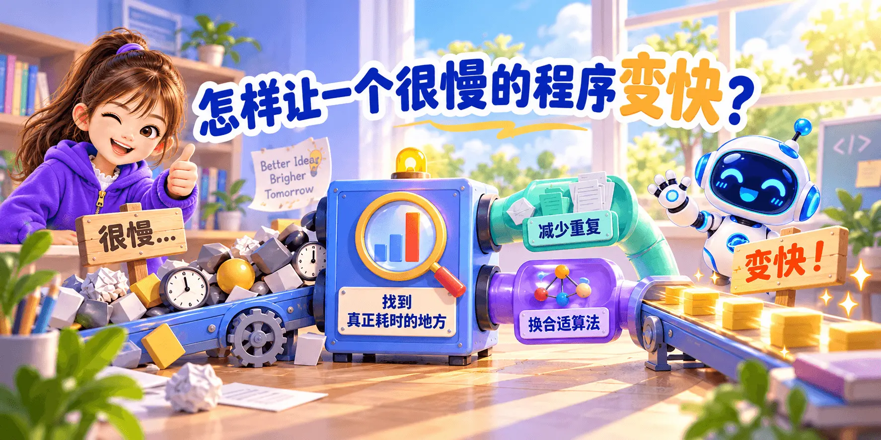 怎样让一个很慢的程序变快？ Banner