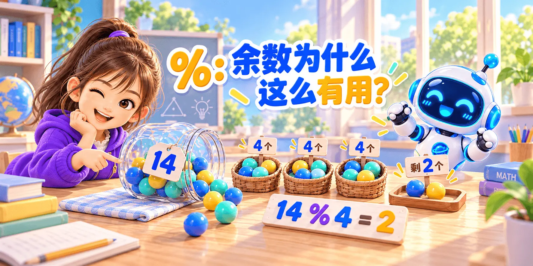 %：余数为什么这么有用？ Banner